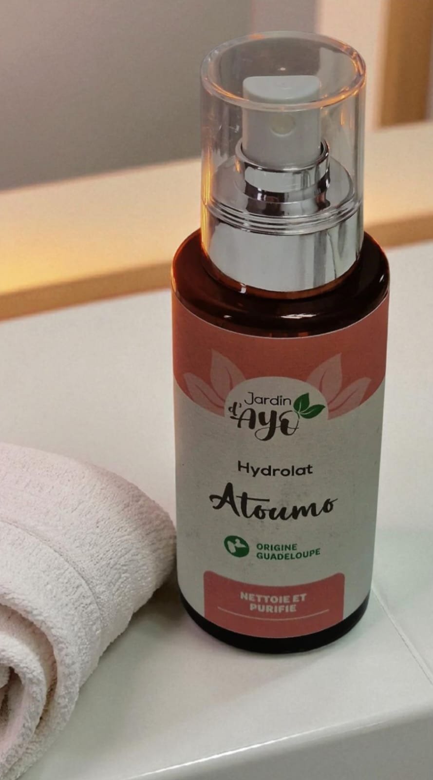 Hydrolat bien-être à la Fleur d'Atoumo