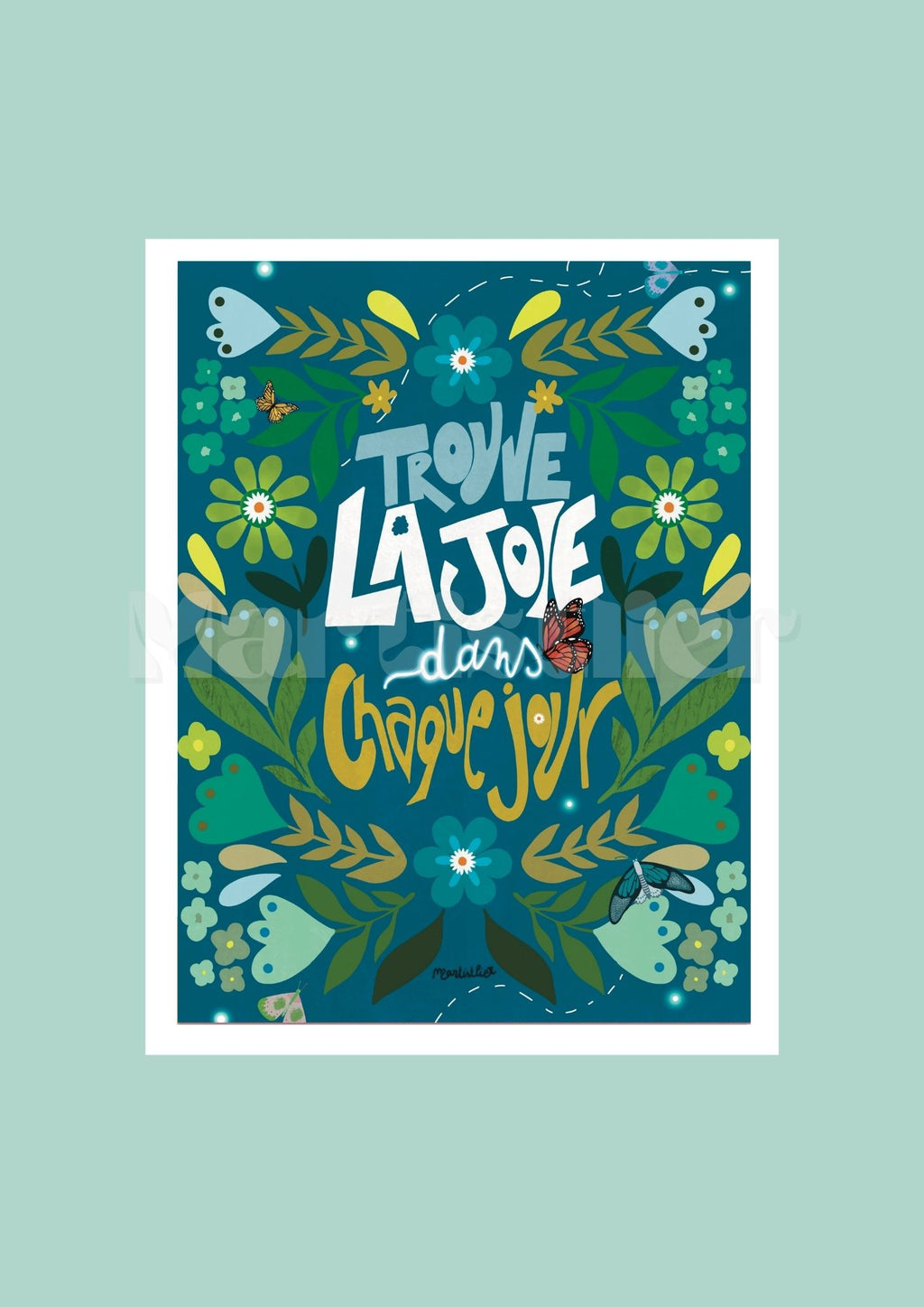 Lot de 5 cartes postales