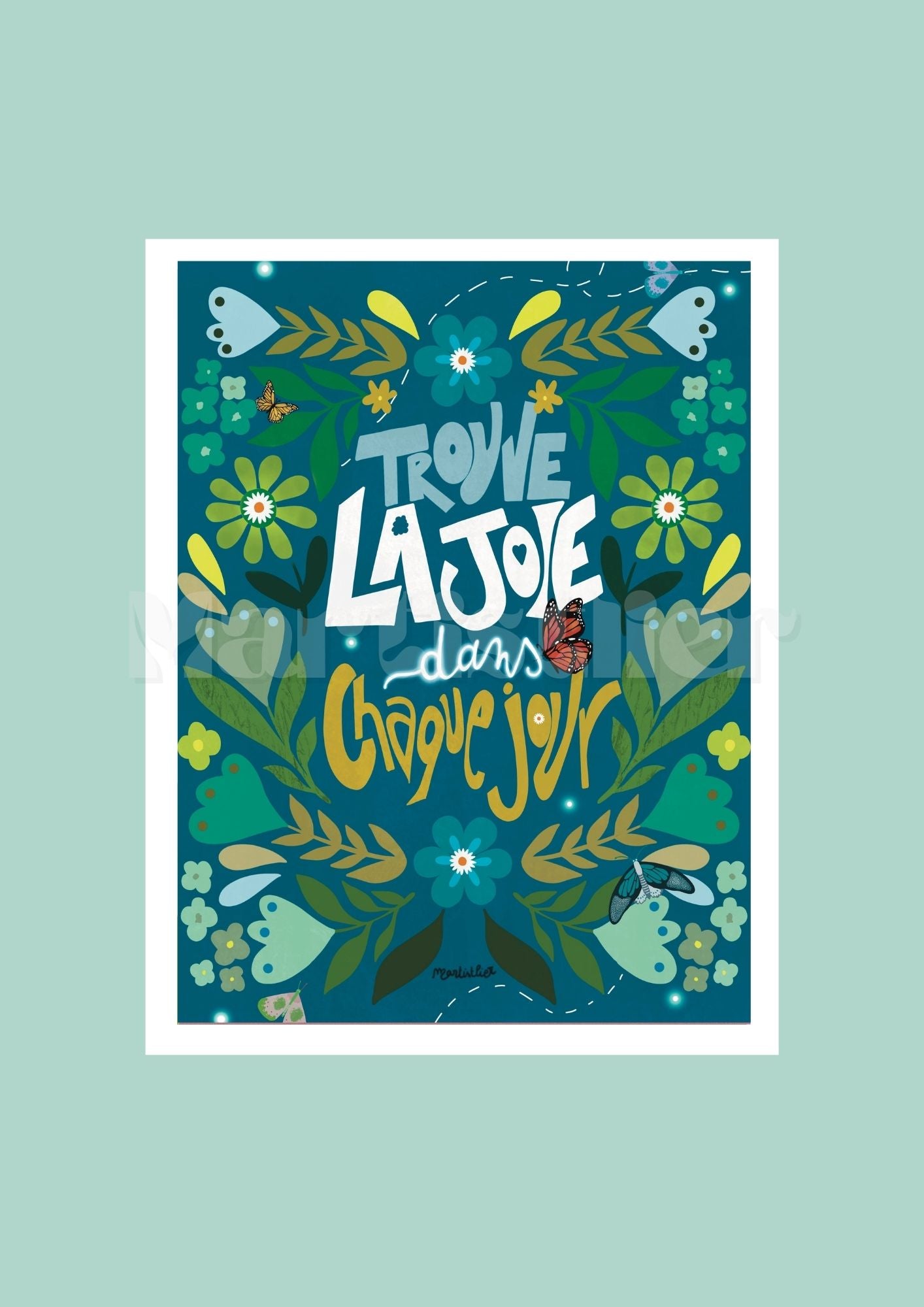 Lot de 5 cartes postales