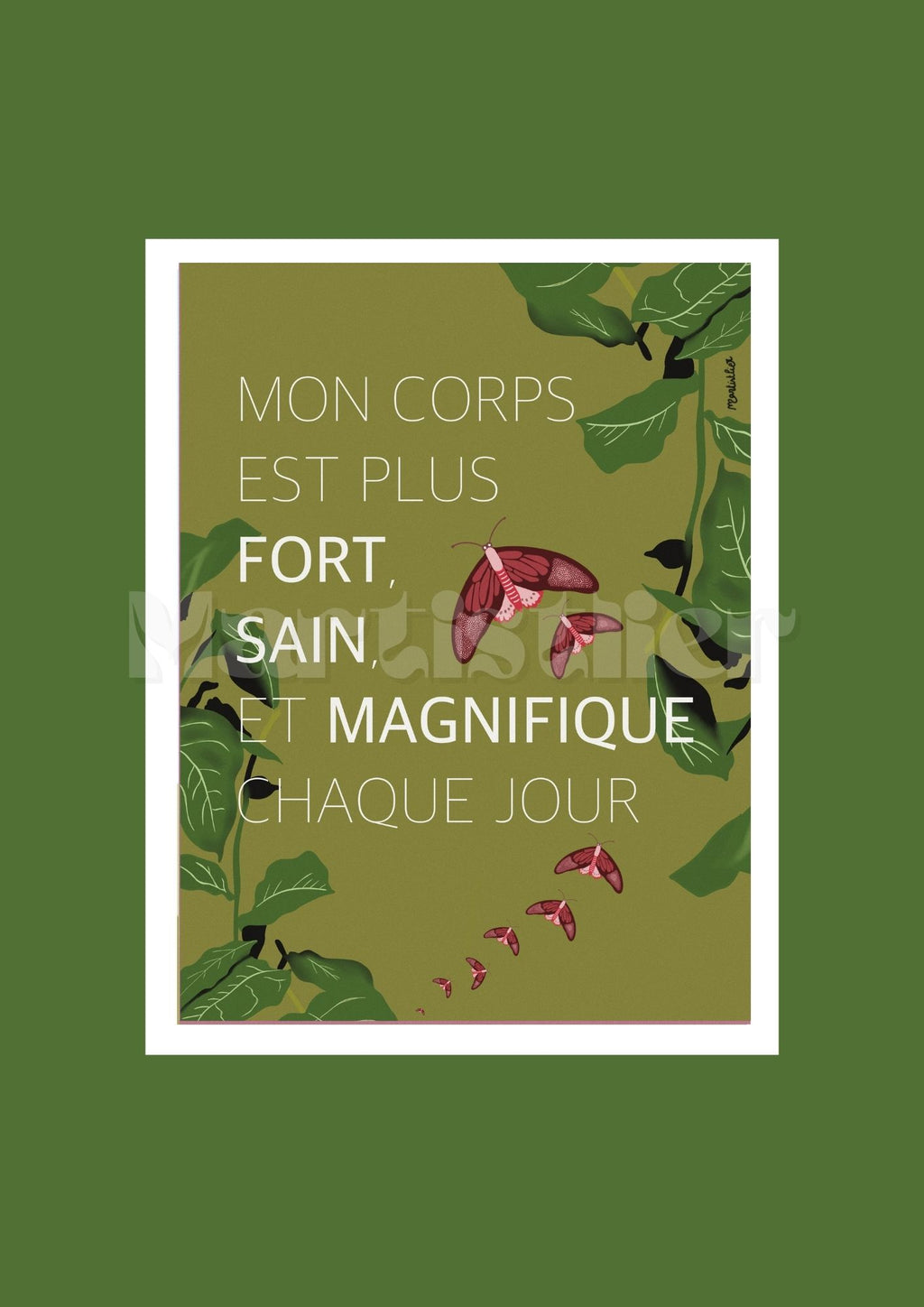 Lot de 5 cartes postales