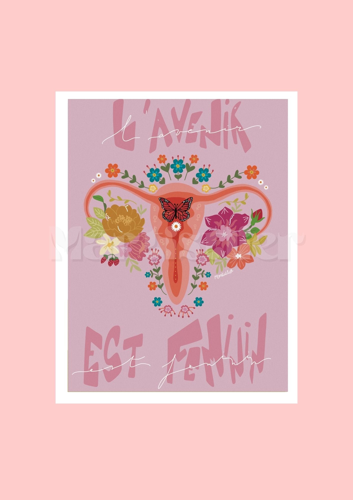 Carte postale - Avenir féminin