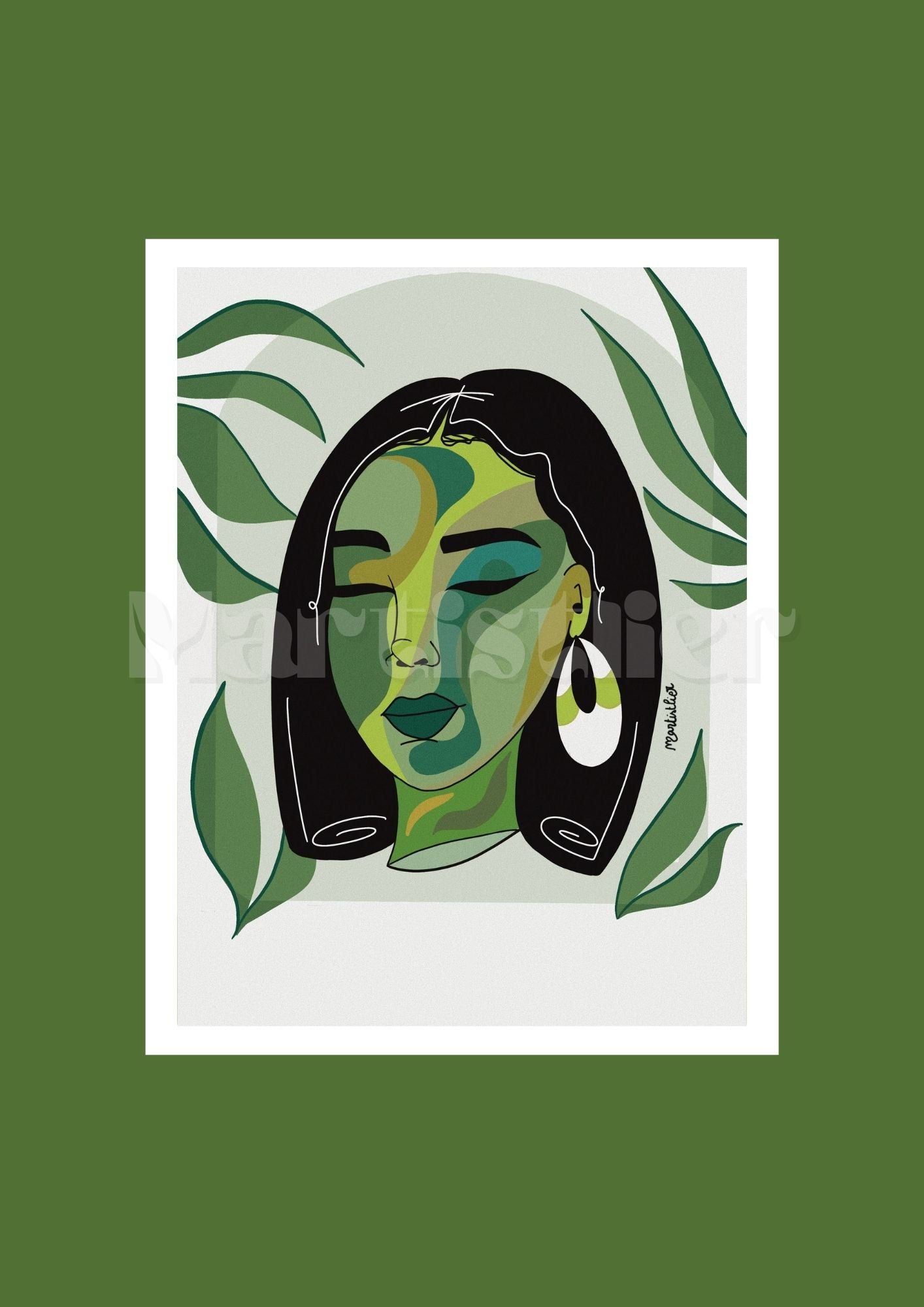 Lot de 5 cartes postales