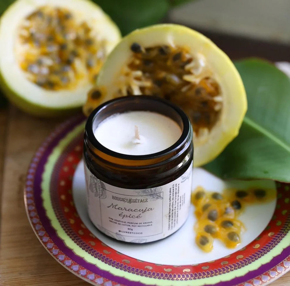 Bougie artisanale - Maracuja épicé