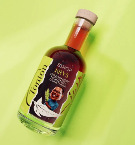 Sirop Bien-être et Gourmandise – Gingembre, Moringa et Curcuma