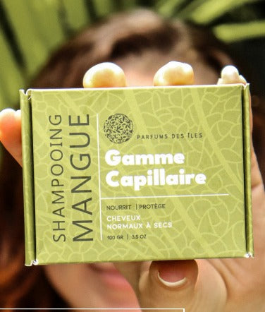 Shampooing solide à la Mangue – Nutrition & Eclat tropical