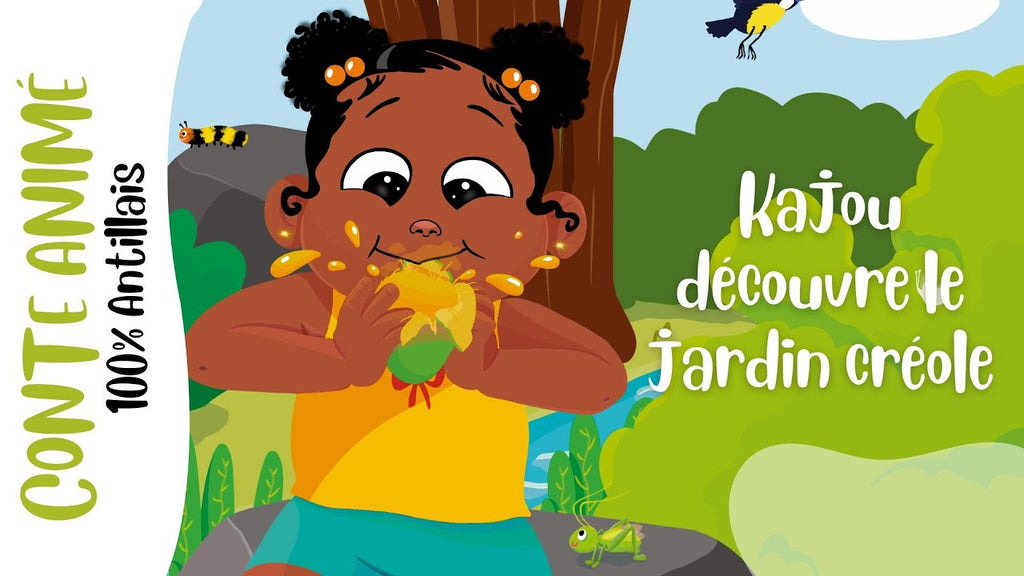Livre ti doudou - Kajou découvre le jardin créole
